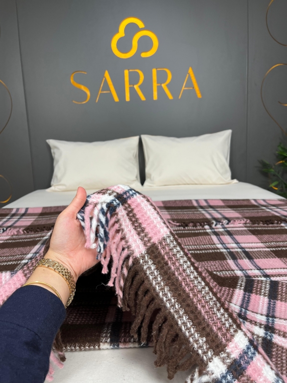 SARRA HOME ÇİFT KİŞİLİK SAÇAKLI BATTANİYE