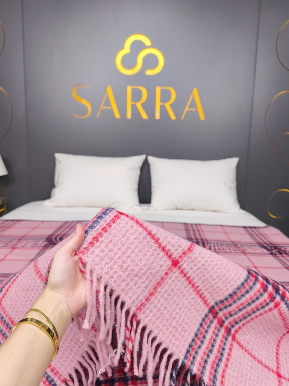 SARRA HOME ÇİFT KİŞİLİK SAÇAKLI BATTANİYE