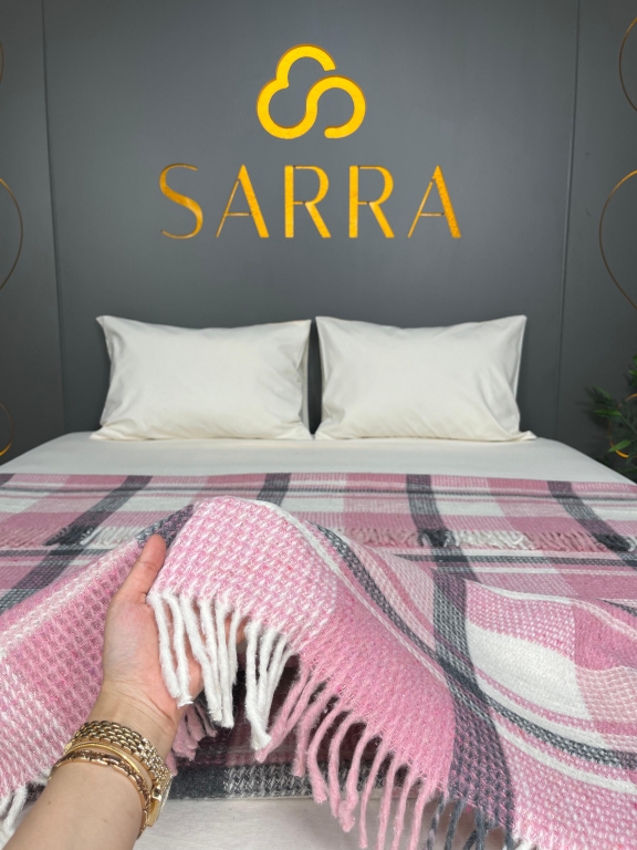 SARRA HOME ÇİFT KİŞİLİK SAÇAKLI BATTANİYE