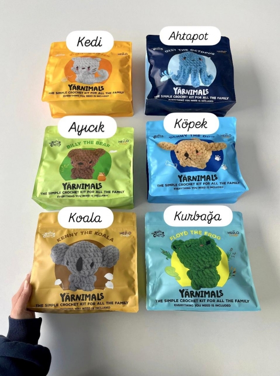 AMİGURUMİ ÖRGÜ KİTİ