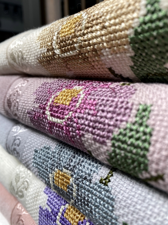 30X50 MYSOFT 6 LI NAKIŞLI HAVLU - ÇİÇEK