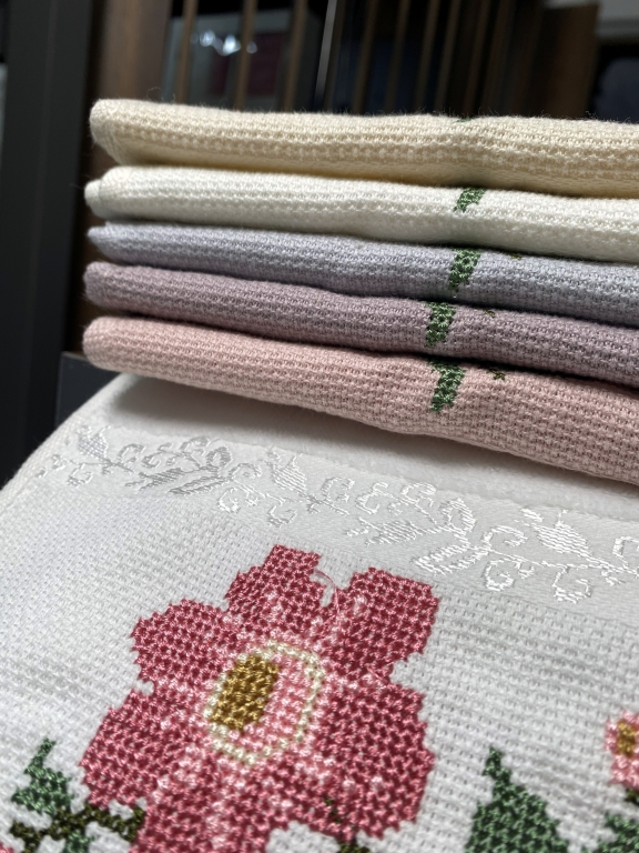 30X50 MYSOFT 6 LI NAKIŞLI HAVLU - ÇİÇEK