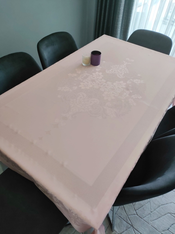 SARRA 160x220 DAMASK MASA ÖRTÜSÜ
