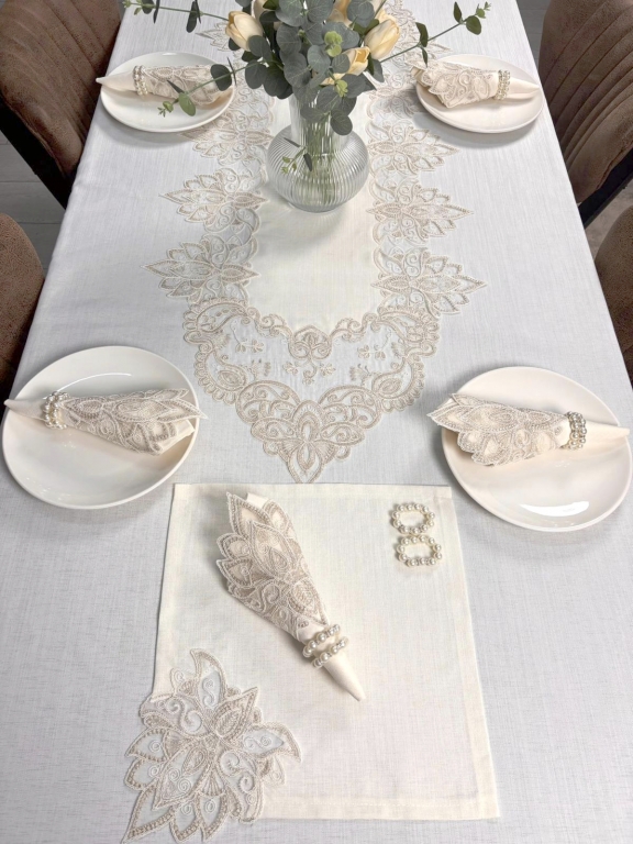 SARRA 26 PARÇA FRANSIZ GÜPÜRLÜ YEMEK TAKIMI