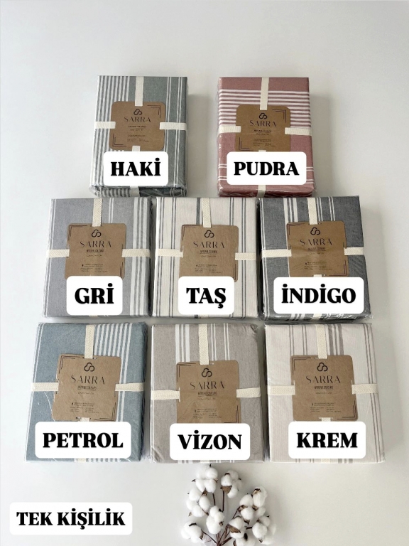 SARRA NATUREL TEK KİŞİLİK NEVRESİM TAKIMI