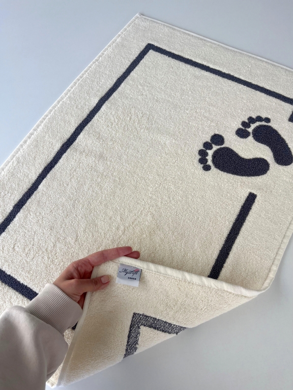 MYSOFT PUNCH NAKIŞLI AYAK HAVLUSU