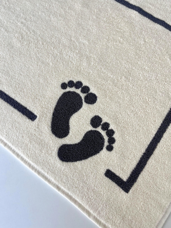 MYSOFT PUNCH NAKIŞLI AYAK HAVLUSU