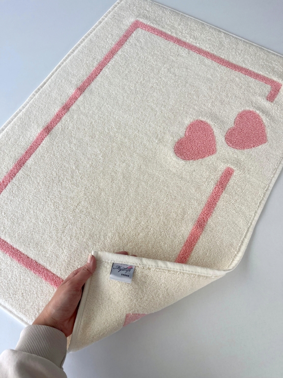 MYSOFT PUNCH NAKIŞLI AYAK HAVLUSU