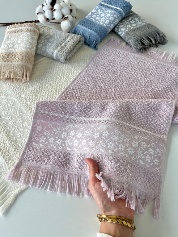30x50 MYSOFT 6’LI MUTFAK HAVLU PVC ÇİÇEK