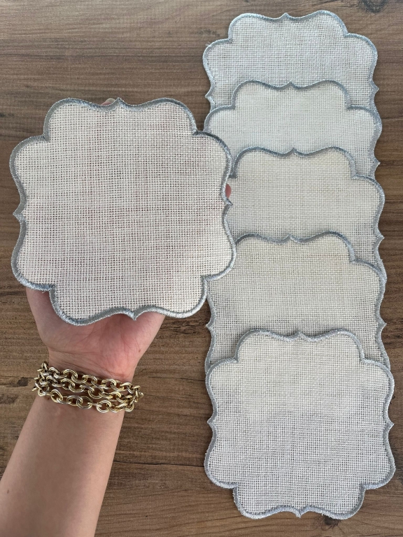 SARRA 15x15 GÜMÜŞ SUNUM PEÇETESİ - V3