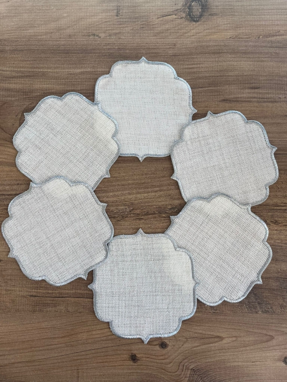 SARRA 15x15 GÜMÜŞ SUNUM PEÇETESİ - V2