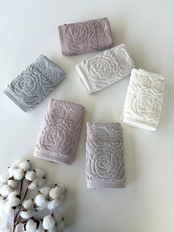 30x50 SARRA DELUXE 6'LI HAVLU - GÜL