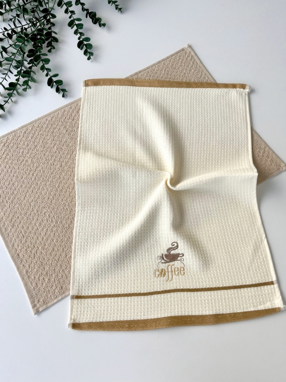 SARRA 40X60 2'Lİ NAKIŞLI KURULAMA BEZİ