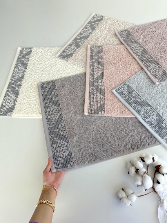 50X90 SARRA 6'LI SARE DİKİŞLİ HAVLU - V2