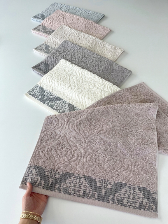 50X90 SARRA 6'LI SARE DİKİŞLİ HAVLU - V2
