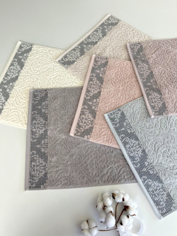50X90 SARRA 6'LI SARE DİKİŞLİ HAVLU - V2