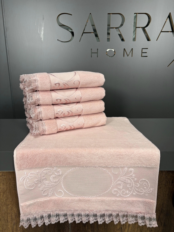 SARRA ANALI KIZLI LİNDA GÜPÜRLÜ ETAMİN HAVLU