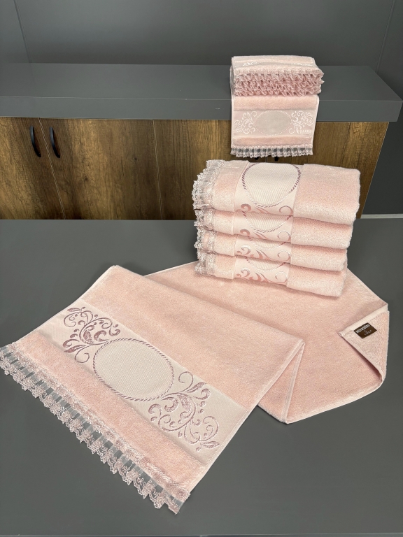 SARRA ANALI KIZLI LİNDA GÜPÜRLÜ ETAMİN HAVLU