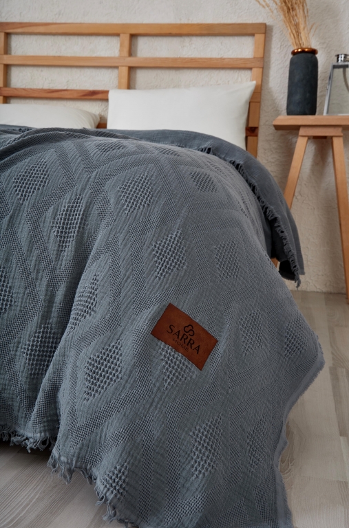SARRA HOME AURA ÇİFT KİŞİLİK MÜSLİN ÖRTÜ