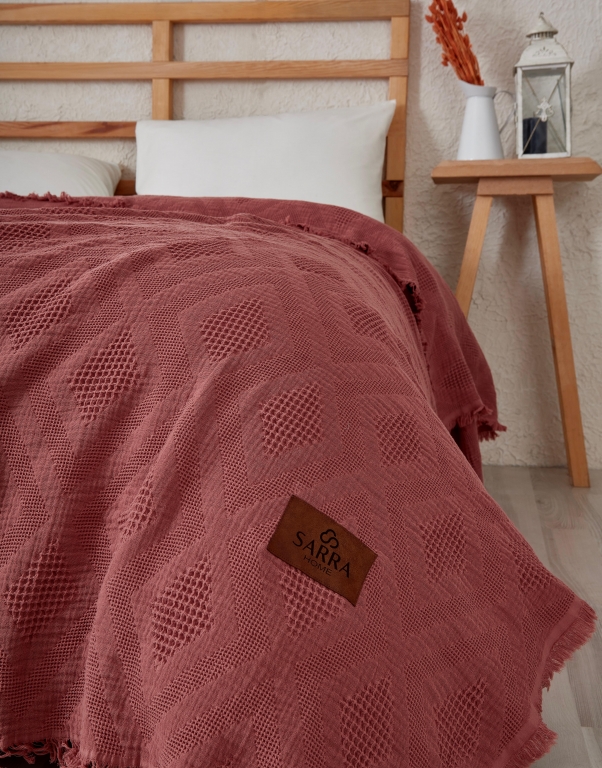 SARRA HOME AURA ÇİFT KİŞİLİK MÜSLİN ÖRTÜ