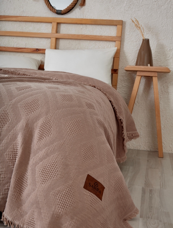 SARRA HOME AURA ÇİFT KİŞİLİK MÜSLİN ÖRTÜ