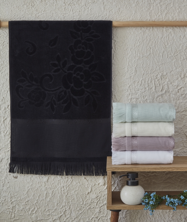 50x90 SARRA ETAMİN SAÇAKLI HAVLU