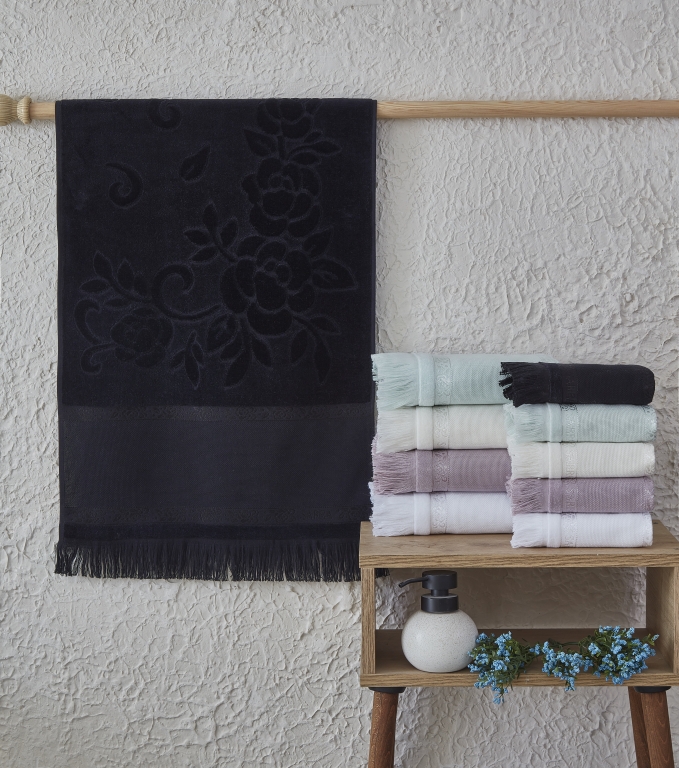 50x90 SARRA ETAMİN SAÇAKLI HAVLU