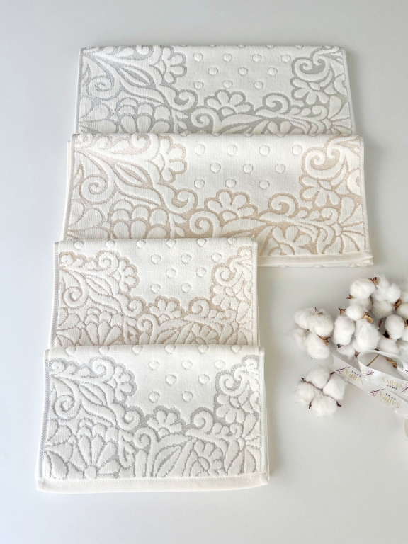 SARRA ANALI KIZLI FİRUZE PVC 4'LÜ HAVLU SETİ