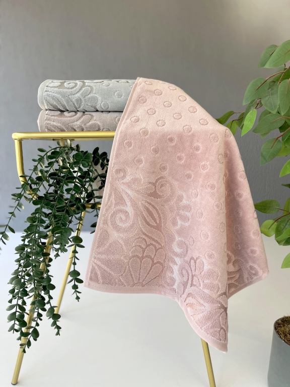 50x90 SARRA RENKLİ FİRUZE 3'LÜ HAVLU