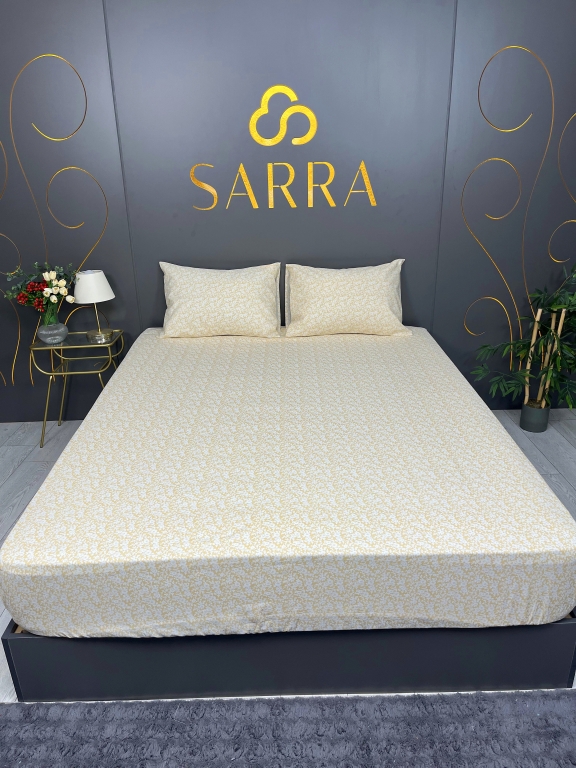 SARRA HOME FLORA ÇİFT KİŞİLİK EKO LASTİKLİ ÇARŞAF SETİ