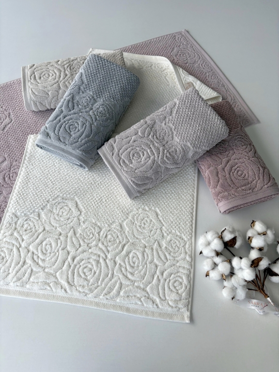 50x90 SARRA DELUXE 6'LI HAVLU - GÜL