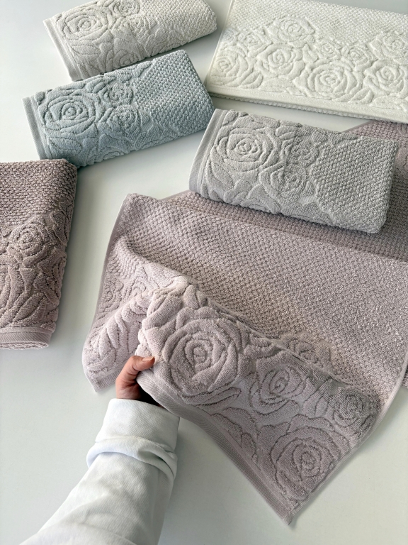 50x90 SARRA DELUXE 6'LI HAVLU - GÜL