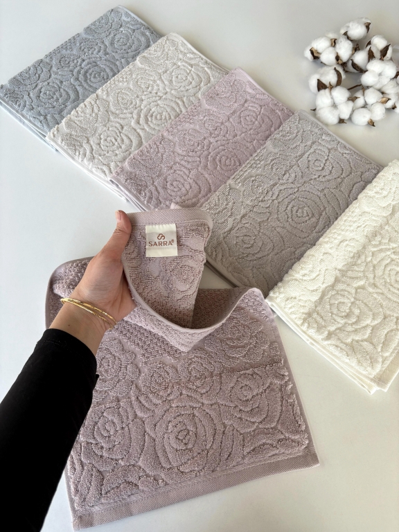 30x50 SARRA DELUXE 6'LI HAVLU - GÜL