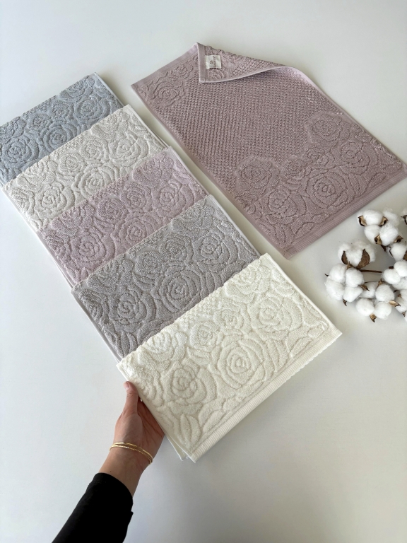 30x50 SARRA DELUXE 6'LI HAVLU - GÜL