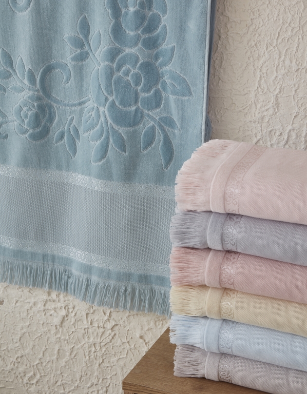 50x90 SARRA ETAMİN SAÇAKLI HAVLU