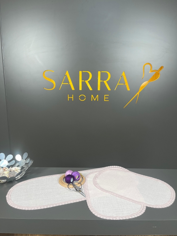 SARRA HOME KOPANAKİ 3’LÜ OVAL ODA TAKIMI