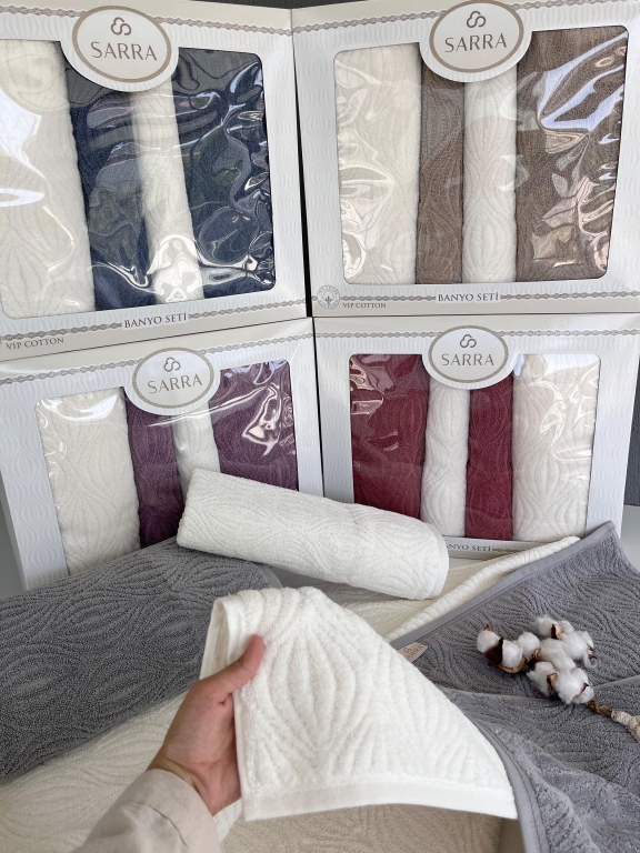 SARRA MİDYE 4'LÜ HAMAM SETİ