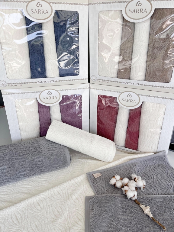 SARRA MİDYE 4'LÜ HAMAM SETİ