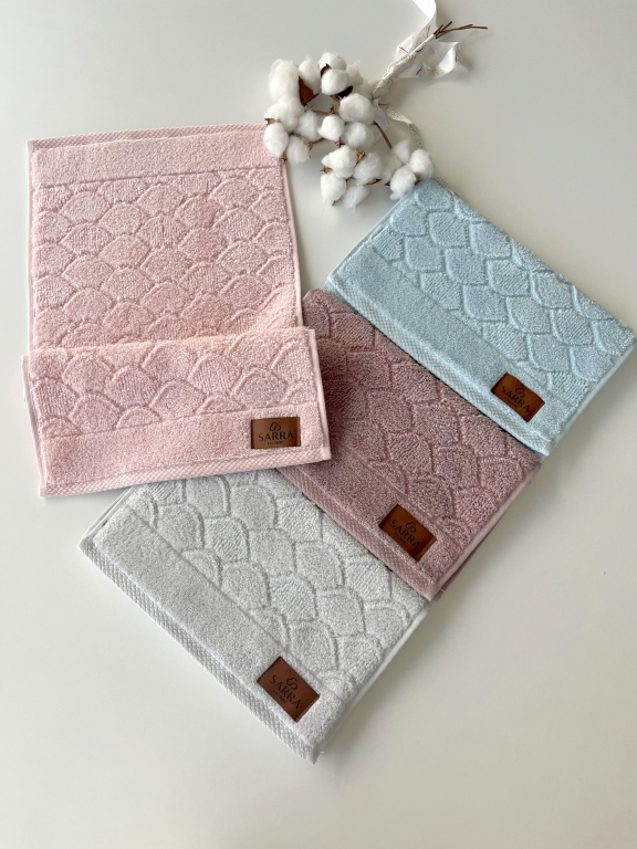 SARRA 4’LÜ 30x50 MİCROCOTTON HAVLU - PETEK