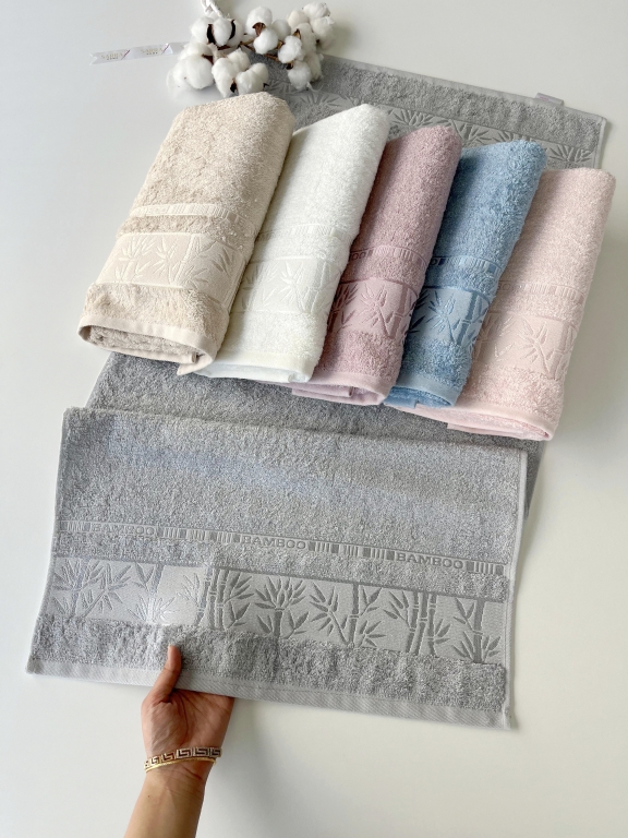 MYSOFT 50X90 6'LI PVC BAMBU HAVLU