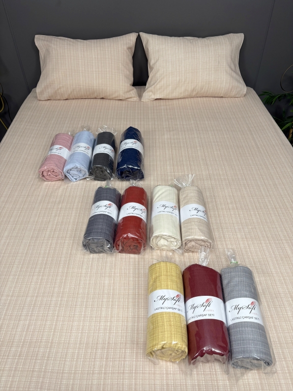 MYSOFT 160x200 ÇİFT KİŞİLİK EKO LASTİKLİ ÇARŞAF SETİ