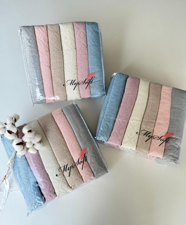 70x140 MYSOFT ELMAS 6'LI HAVLU