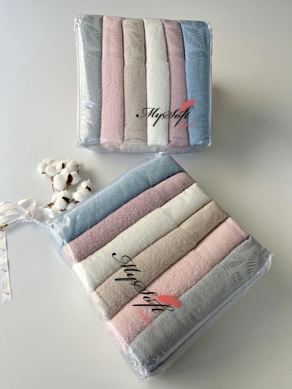 70x140 MYSOFT LAMİNA 6'LI HAVLU