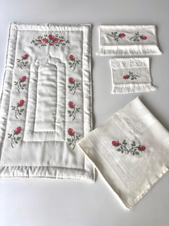 SARRA NAKIŞLI HAZIR 4'LÜ BOHÇA SETİ