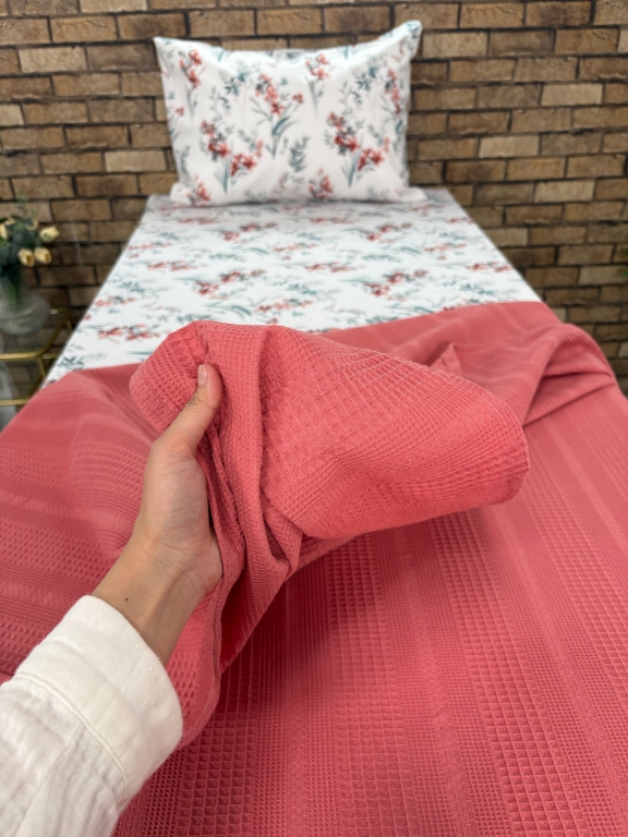 SARRA HOME TEK KİŞİLİK NERGİS PİKE TAKIMI