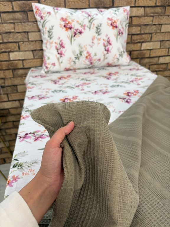 SARRA HOME TEK KİŞİLİK NERGİS PİKE TAKIMI