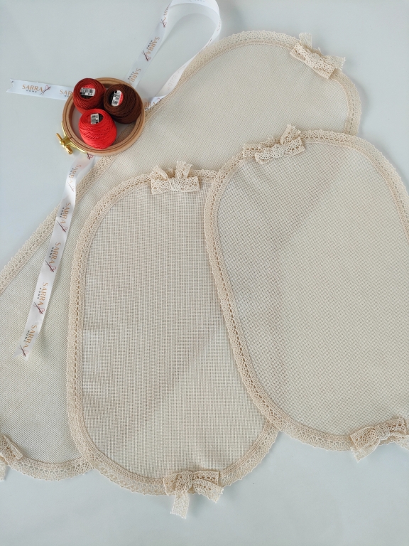 SARRA HOME OVAL FİYONK 3'LÜ YATAK ODA TAKIMI