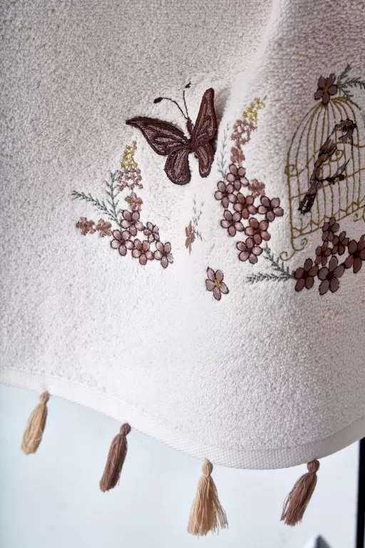 50X90 SARRA RENKLİ PÜSKÜLLÜ 3D NAKIŞLI BUKLE 6'LI EVA