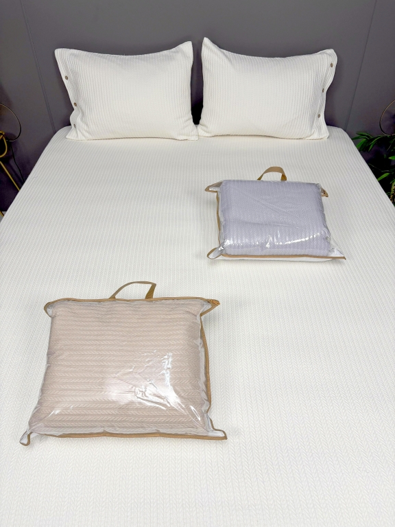 220x245 SARRA %100 PAMUK ÖRGÜ PİKE TAKIMI