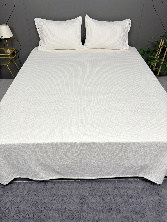 220x245 SARRA %100 PAMUK ÖRGÜ PİKE TAKIMI